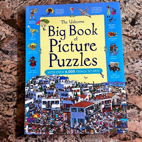 Usborne Big Book of Picture Puzzles - Picture 1 of 4